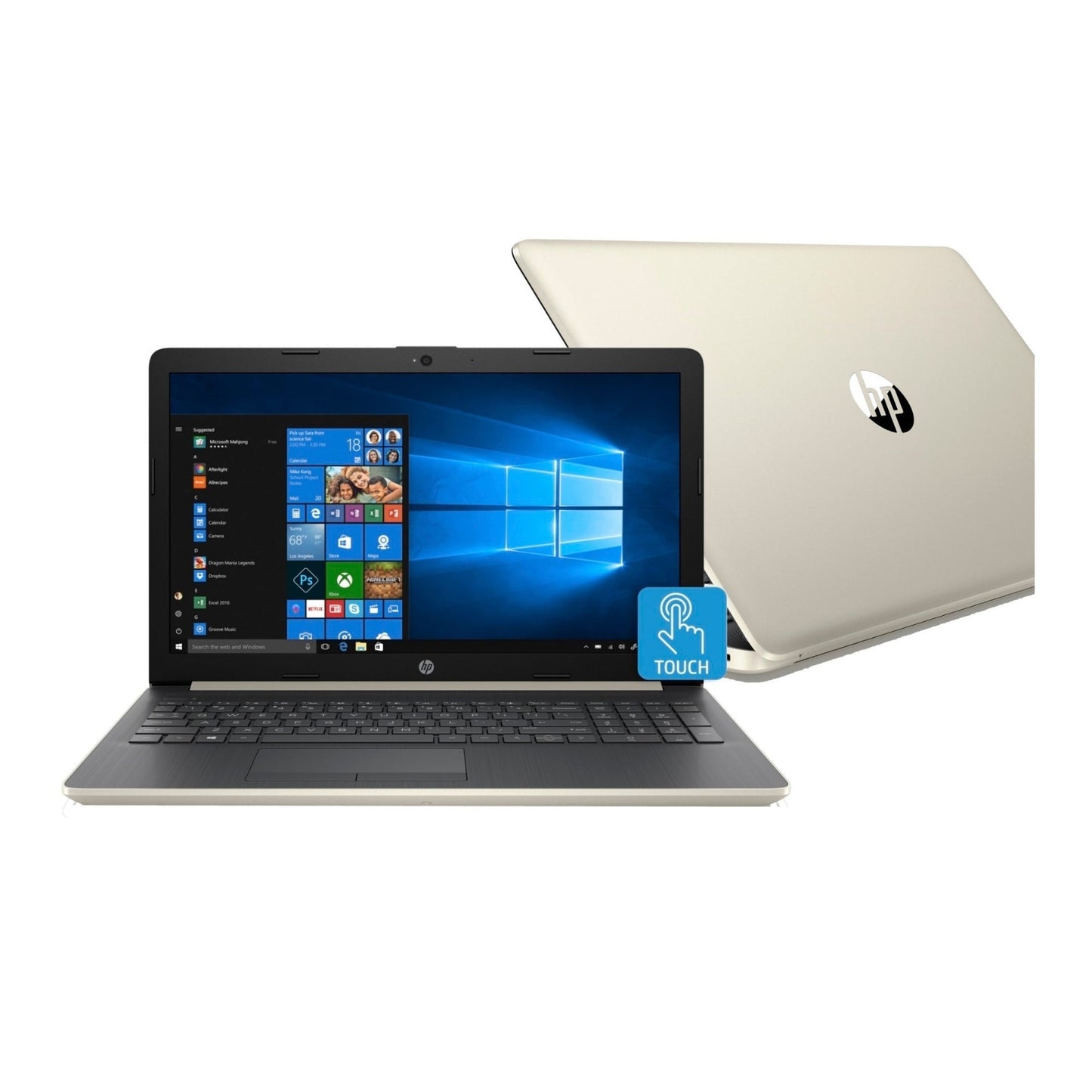 HP 17-CA0013 17.3" Touchscreen Laptop, AMD Ryzen 3 2300U, 8GB RAM, 1TB HDD, Microsoft Office 365 Personal (Certified Refurbished)