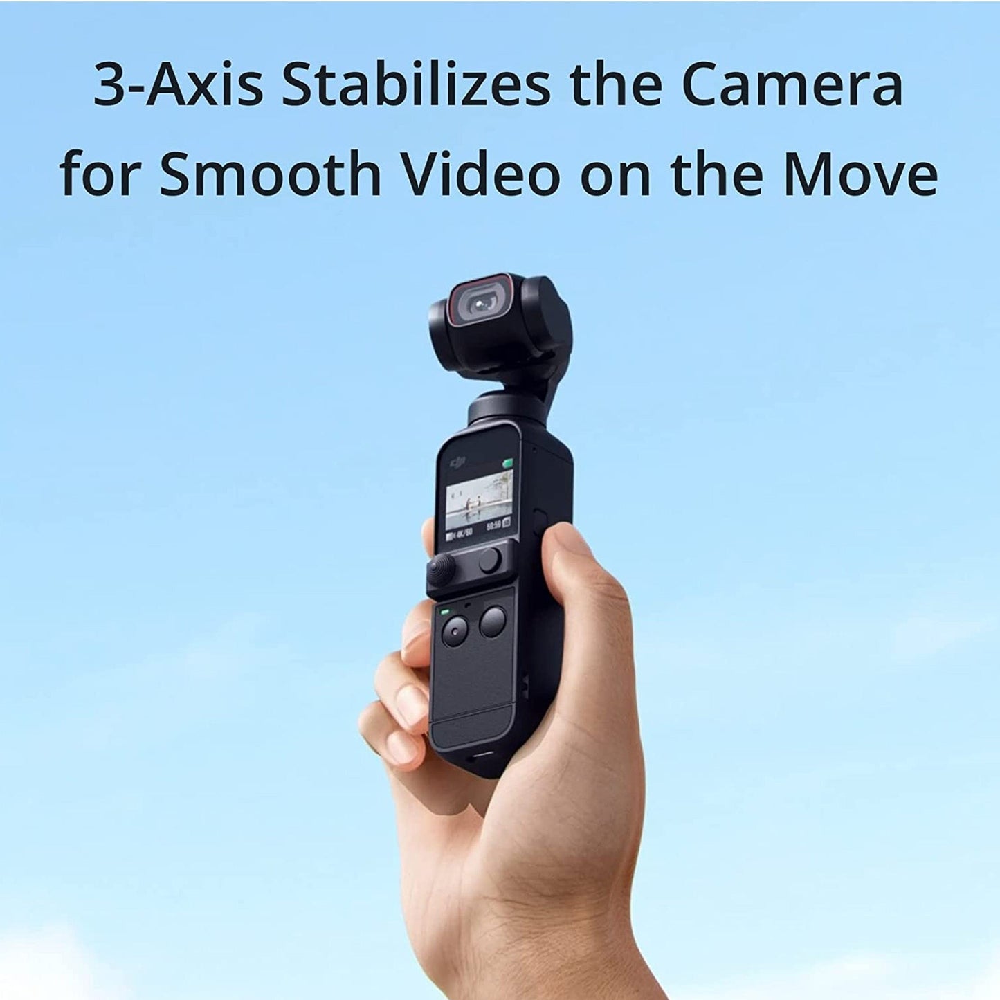 DJI Pocket 2 Compact Camera and Gimbal Creator Combo with 128GB SD Card, Case, and Spider Tripod
