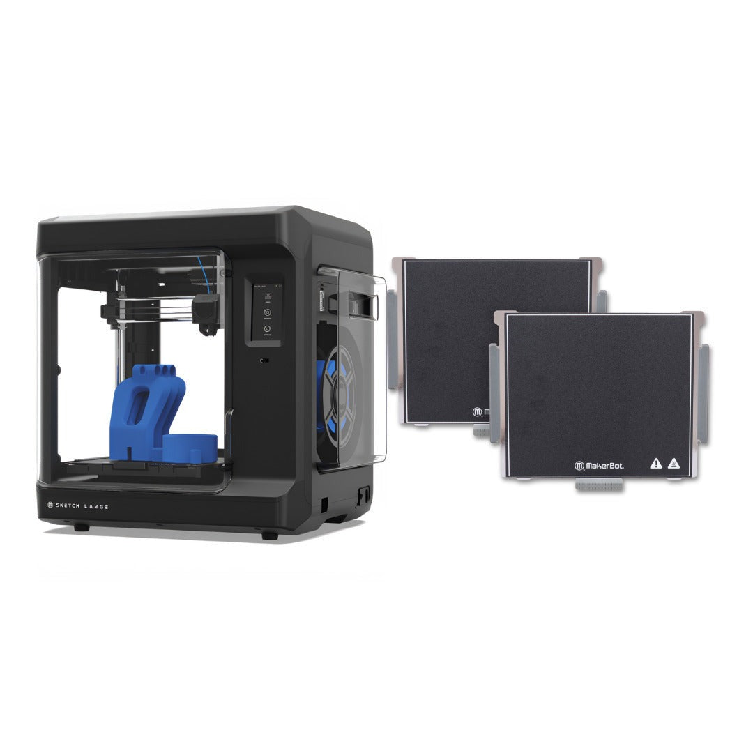 MakerBot Sketch Large Black 3D Printer with Build Plate for Sketch Bundle