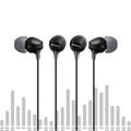 Sony MDR-EX15LP Fashion Color EX Series In-Ear Earbud Headphones (Black, 2-pack)