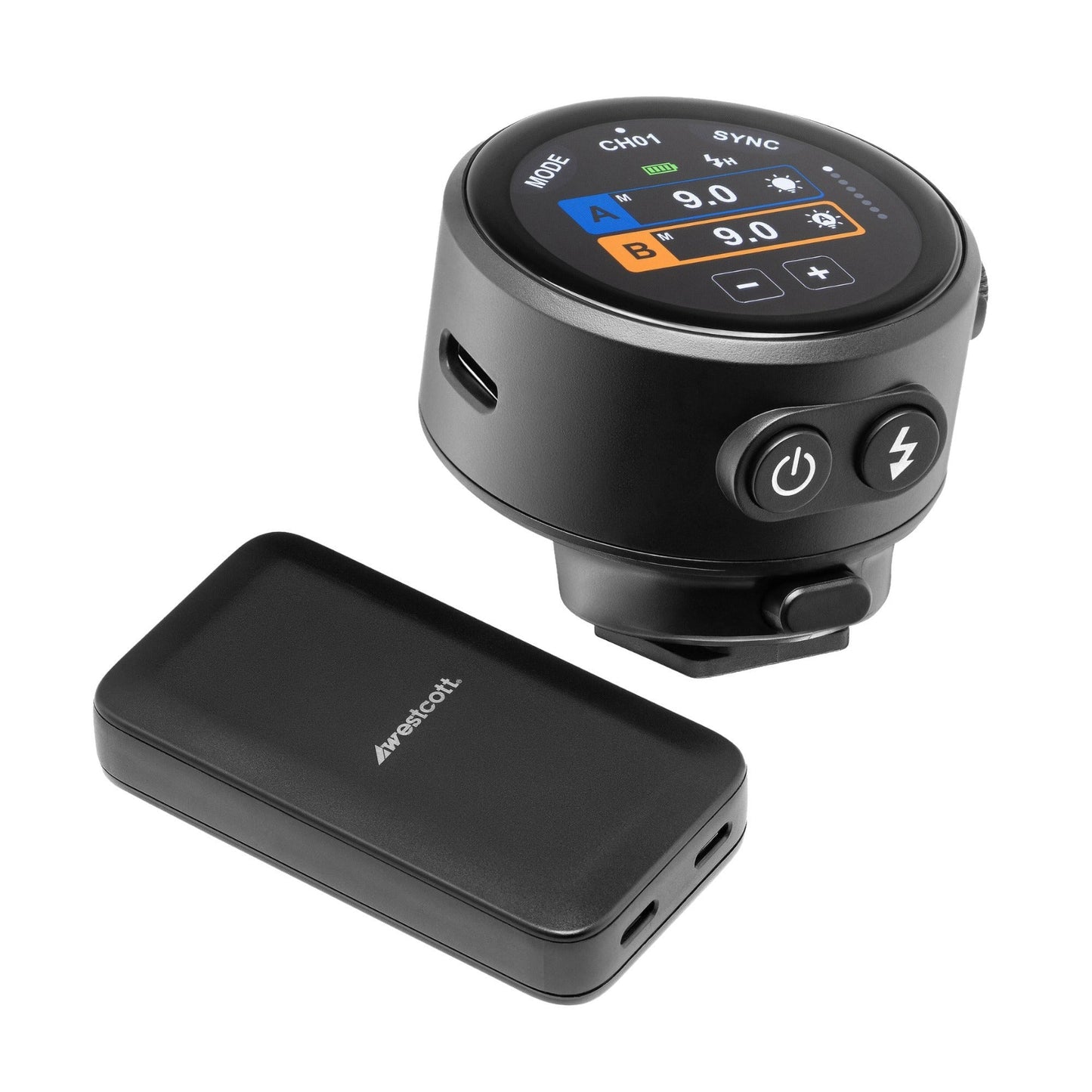 Westcott FJ-T1 M Multi-Brand Touchscreen Wireless Trigger Bundle with 65W Dual USB-C Fast Charger