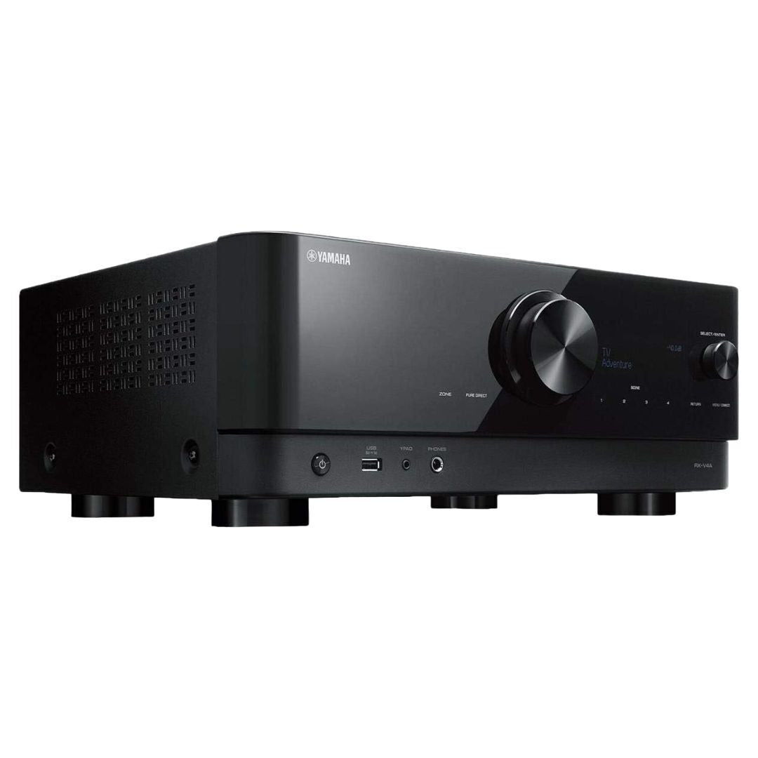 Yamaha RX-V4A 5.2-Channel AV Receiver with MusicCast, 8K Video Processing, and 4 HDMI Inputs (Black)