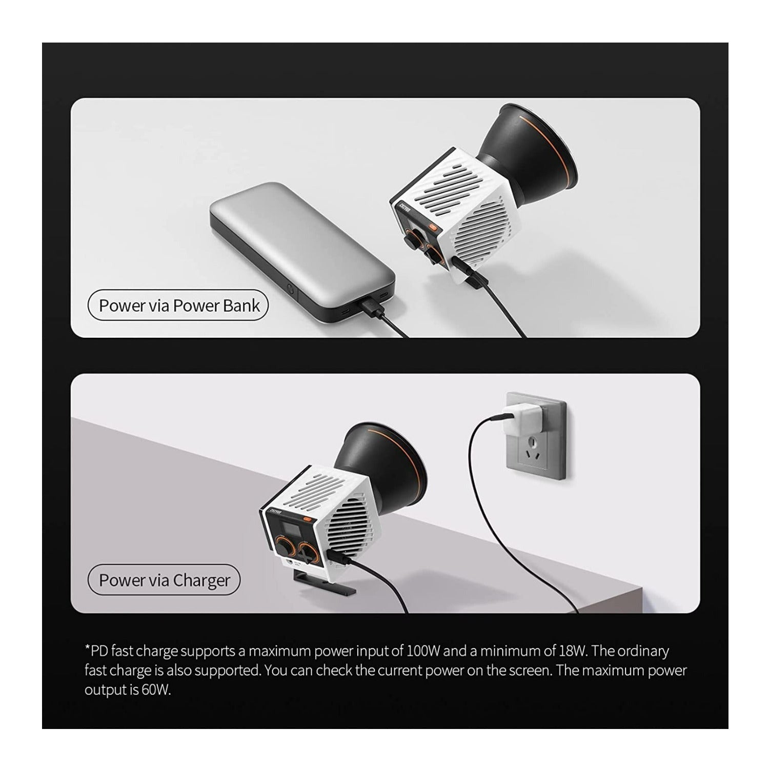 Zhiyun MOLUS G60 Bi-Color Pocket COB Monolight (Combo Kit)