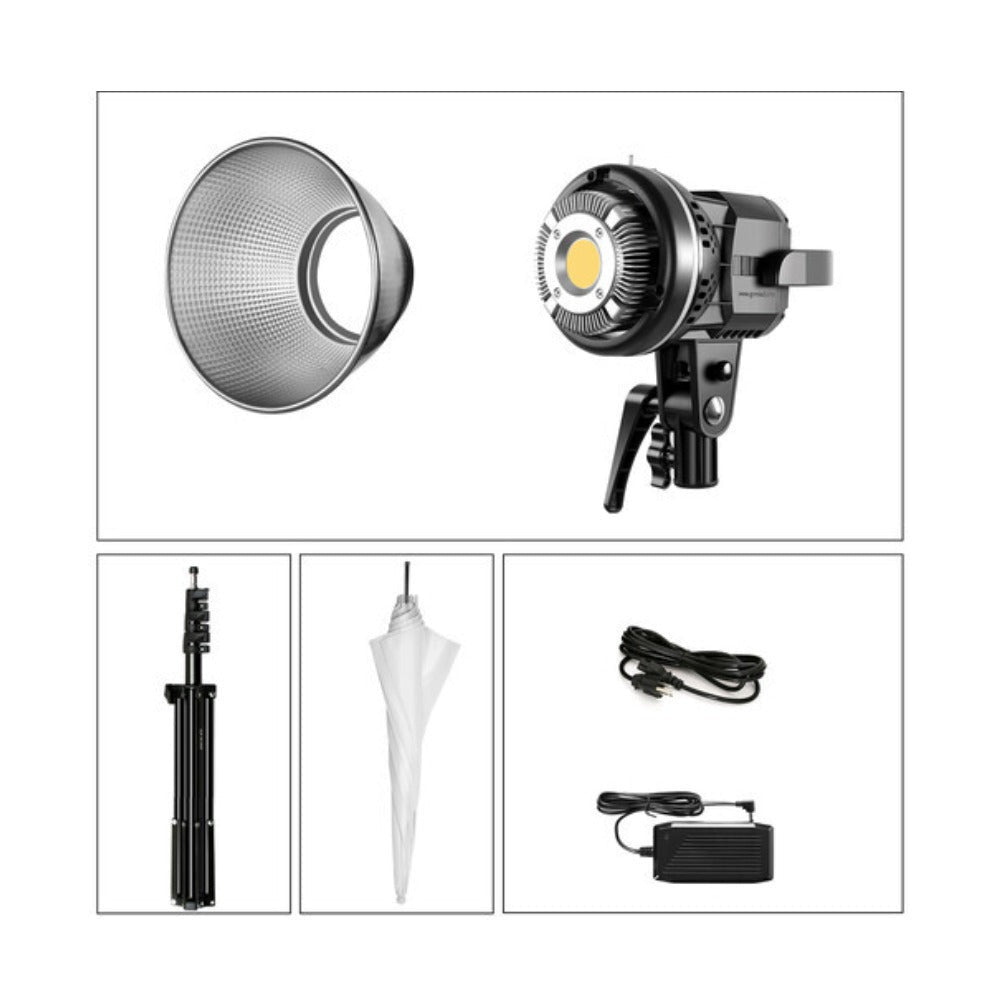 GVM LED Video Soft Light Daylight-Balanced LS-p80s LED 1-Light Kit with Umbrella