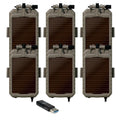 Stealth Cam Sol-Pak 12V Solar Battery (6 Pack) Bundle with Memory Card Reader