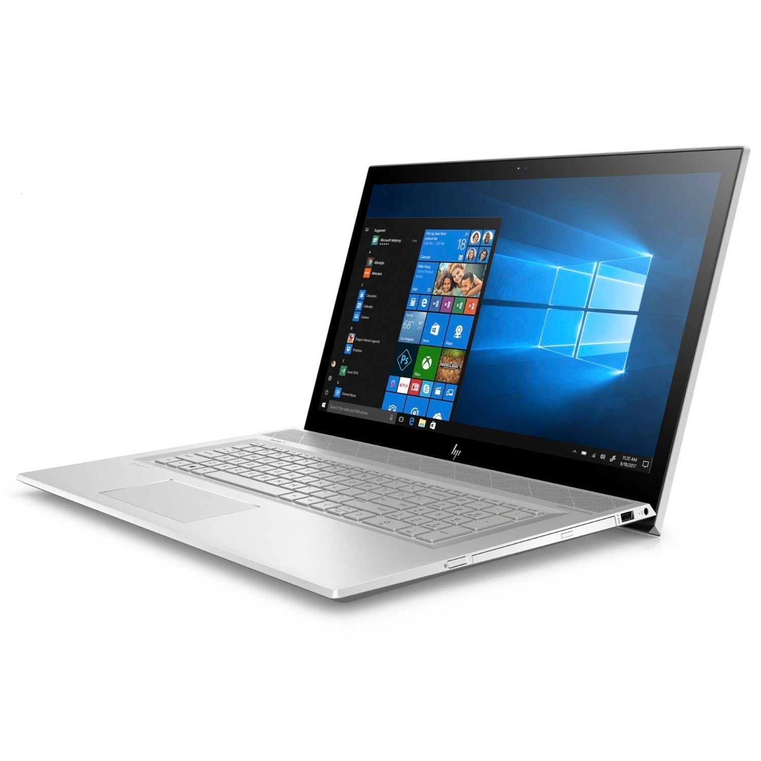 HP Envy 17-BW011 17.3" 4K Laptop, Intel Core i7-8550U, 16GB RAM, NVIDIA GeForce MX150 4GB (Certified Refurbished)
