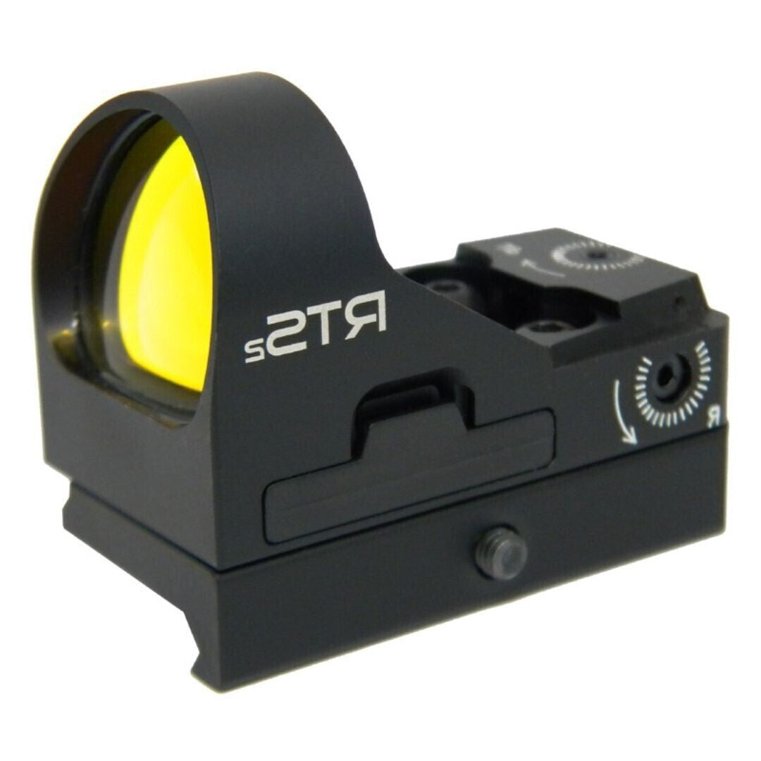 C-MORE RTS2R V5 Micro Red Dot Sight with Rail Mount and Motion Sensing System, Black (10 MOA)