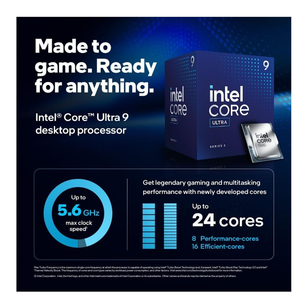 Intel Core Ultra 9 285 Desktop Processor - 24 Cores (LGA 1851)