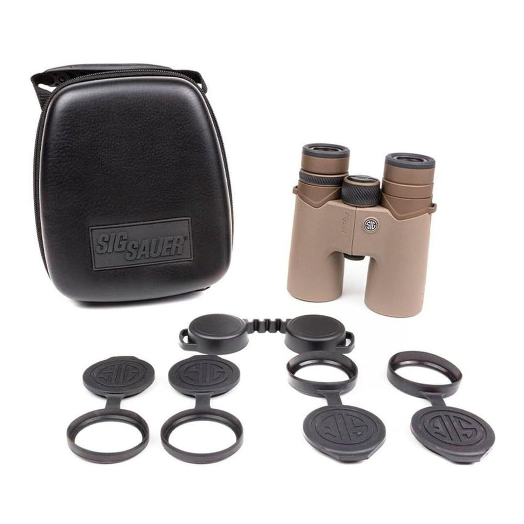 SIG SAUER ZULU8 HDX 10x50mm Closed Bridge Binoculars with Carrying Case (FDE)