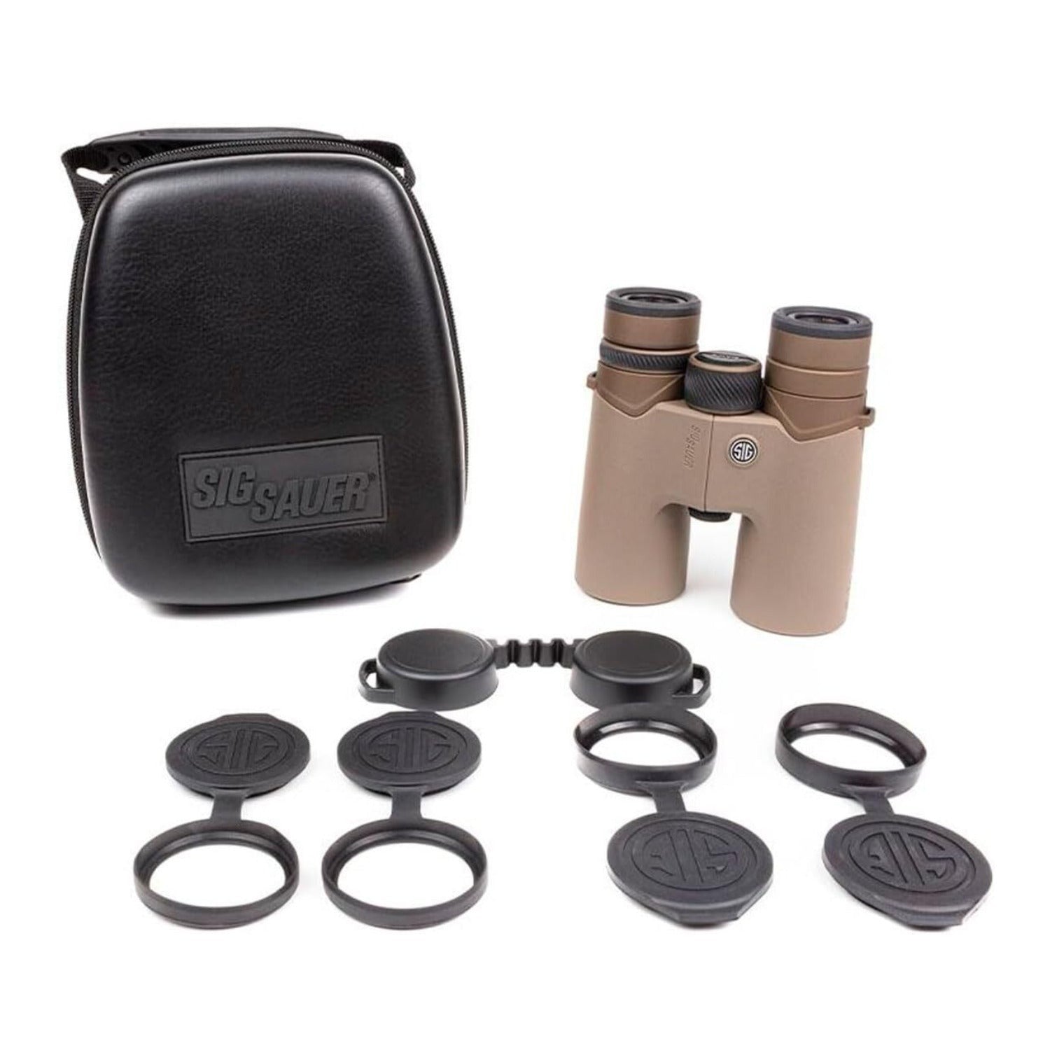 SIG SAUER ZULU8 HDX 10x50mm Closed Bridge Binoculars with Carrying Case (FDE)