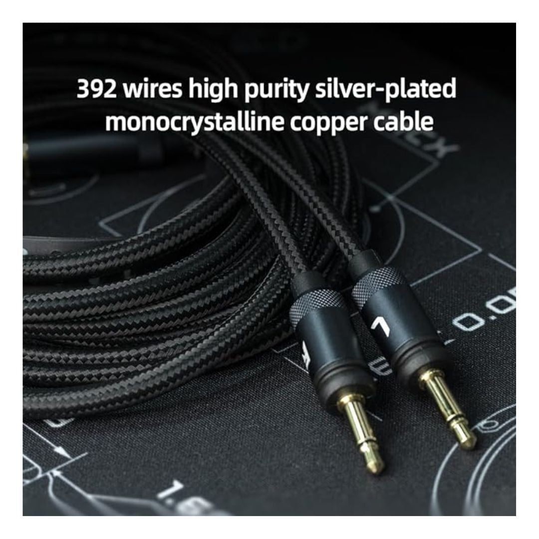 FiiO FT3 Wired Over-Ear Open-Back Headphone with LCP Aluminum Metal Composite Diaphragm (32 Ohm)