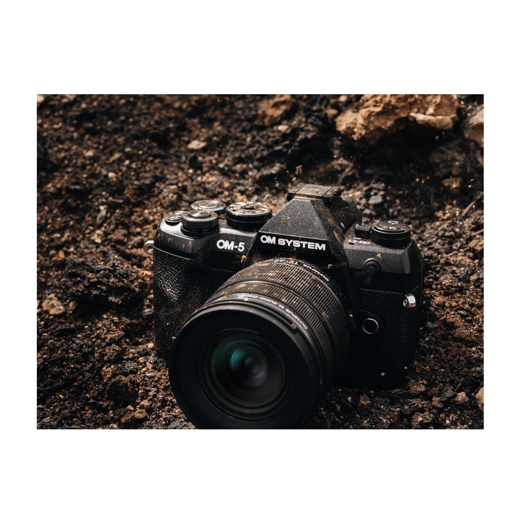 OM SYSTEM OM-5 Mark II Camera with 12-45mm f/4 Lens (Black) & 40-150mm f/4 Lens