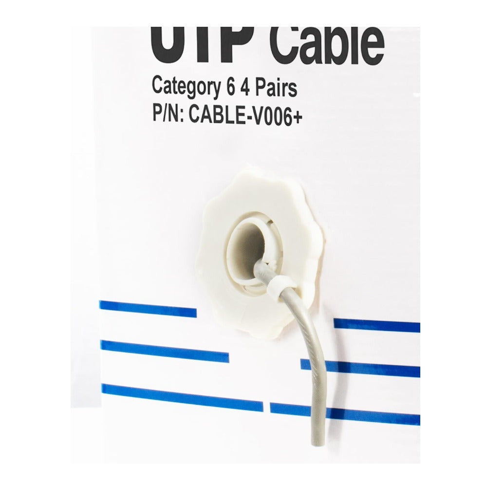VIVO 500 ft Cat6 Ethernet Cable with CCA and 23 AWG UTP Bulk Pull Box (Gray)