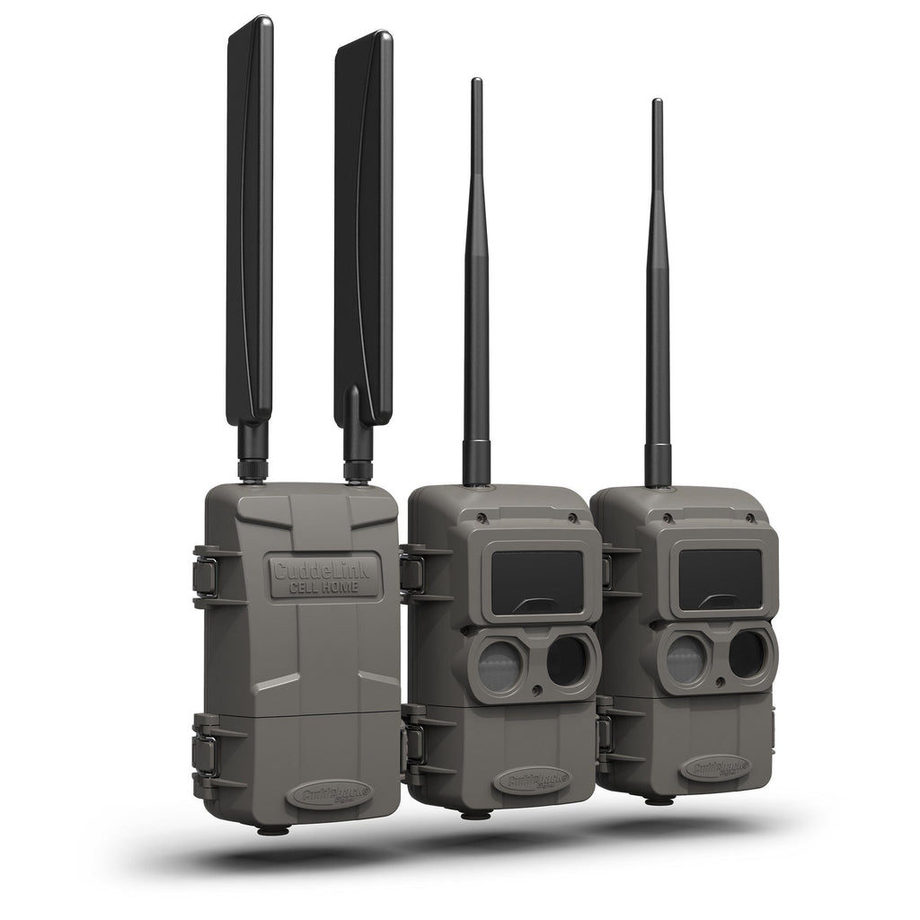 Cuddeback CuddeLink Black Flash Camera (5 Total) with Accessories Bundle