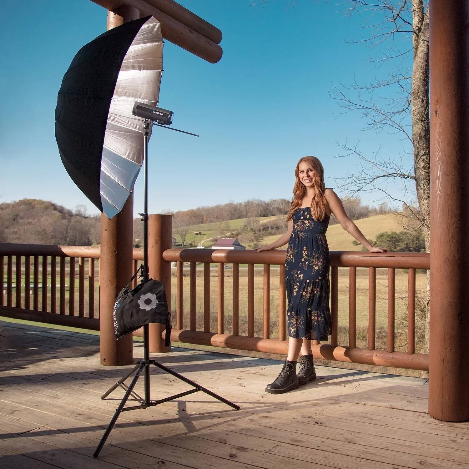 Westcott 53-Inch Deep Silver Bounce Umbrella for Studio & Portrait Lighting