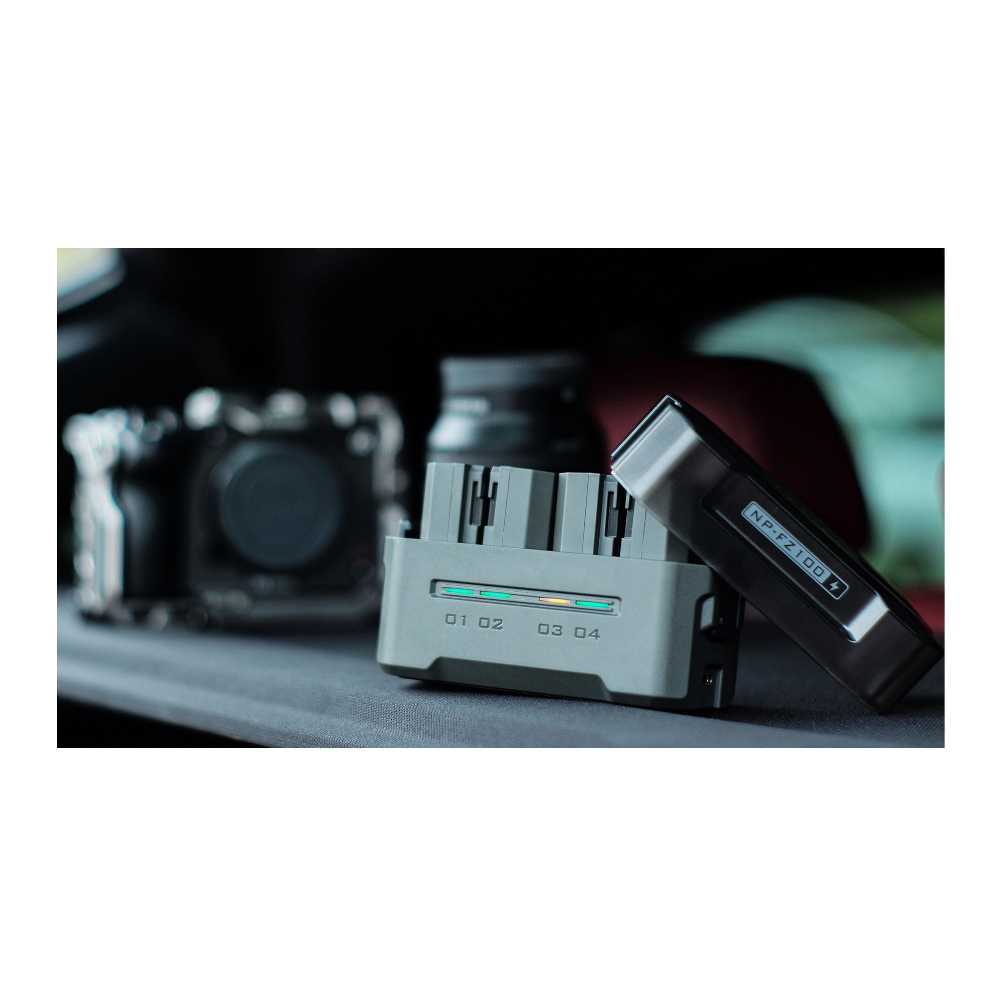 Tilta NP-FZ100 2400mAh High-Capacity Battery (Green, 2-Pack) Bundle