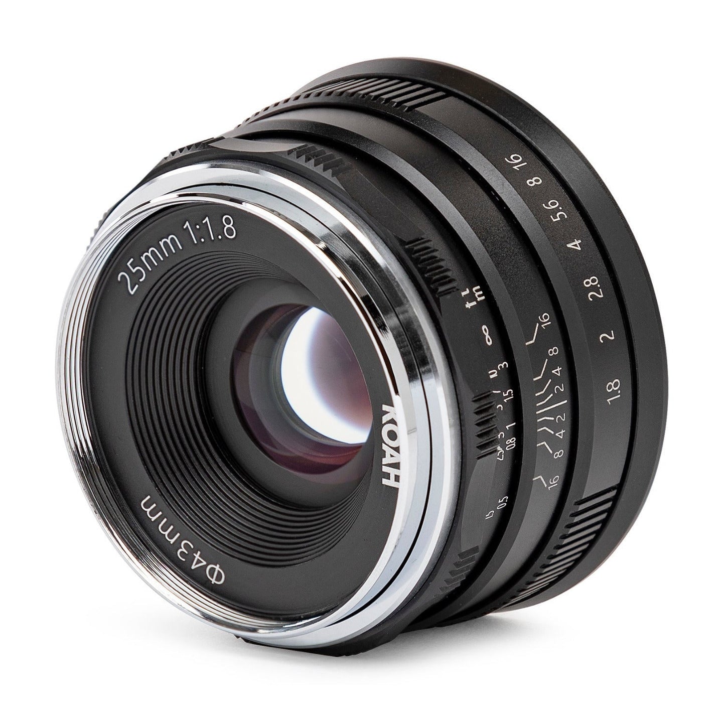 Koah Artisans Series 25mm f/1.8 Manual Focus Lens for Canon EF-M Mount (Black)