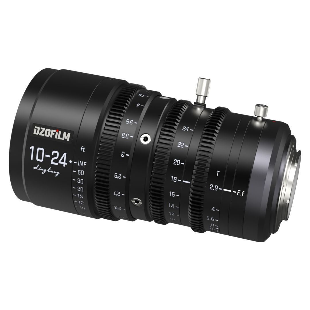 DZOFilm Linglung 10-24mm T2.9 MFT Parfocal M43 Mount Professional Zoom Cine Lens (Black)