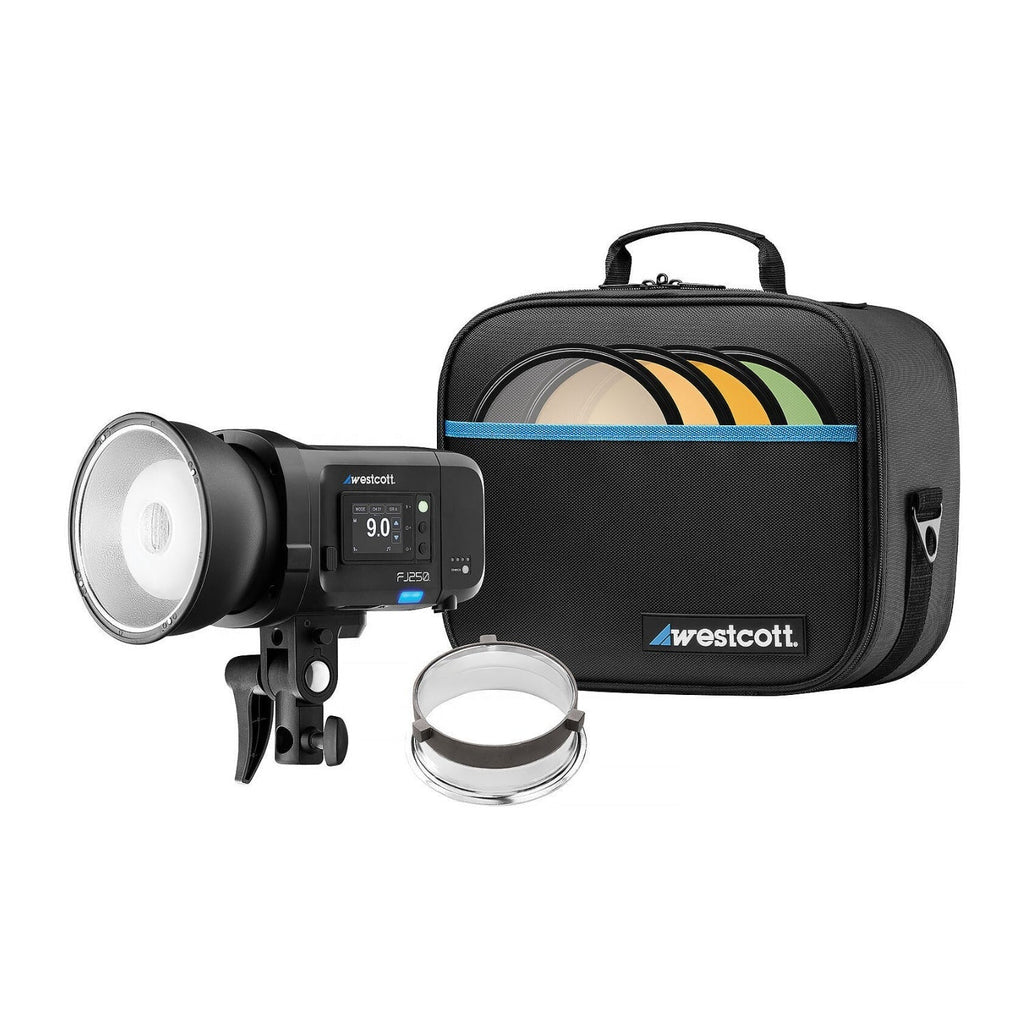 Westcott FJ250 Touchscreen Strobe with Battery and Heavy-Duty Light Stand Bundle