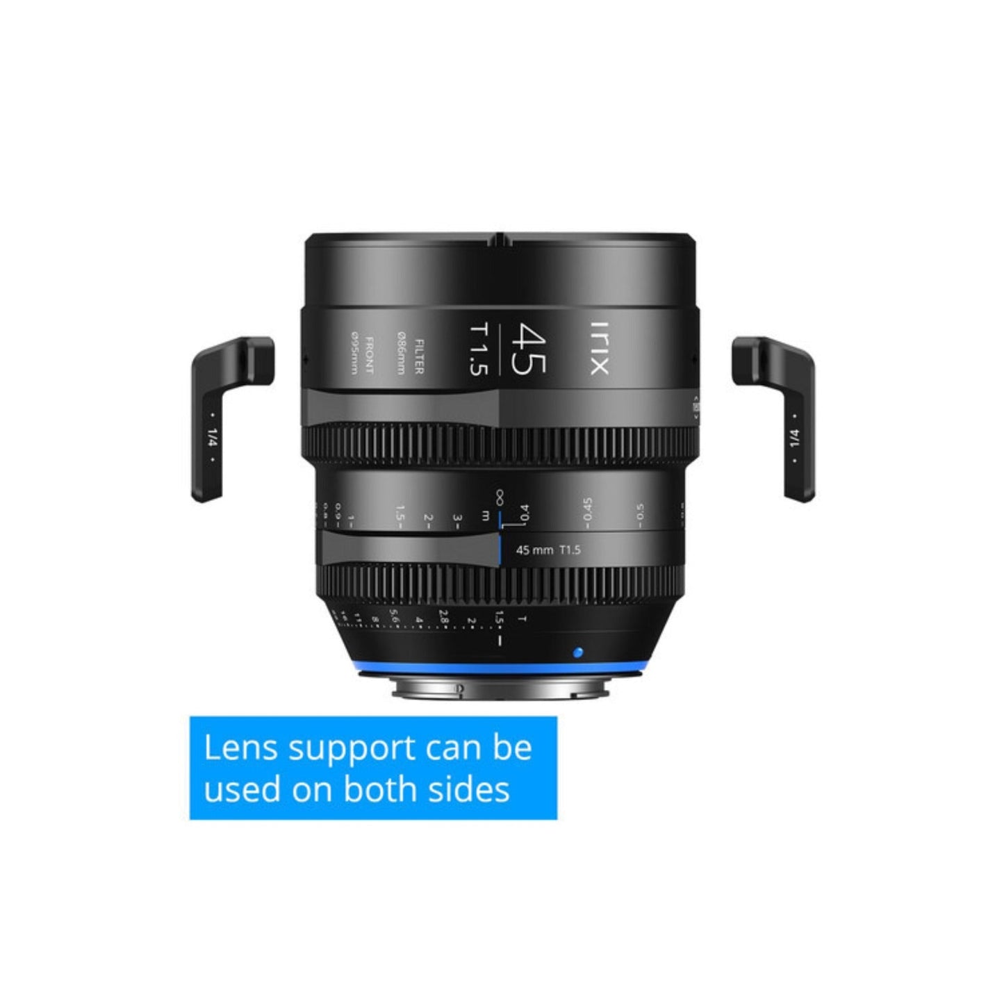 IRIX Cine 45mm T1.5 Cine Lens with Full Frame Coverage (Canon EF, Feet)