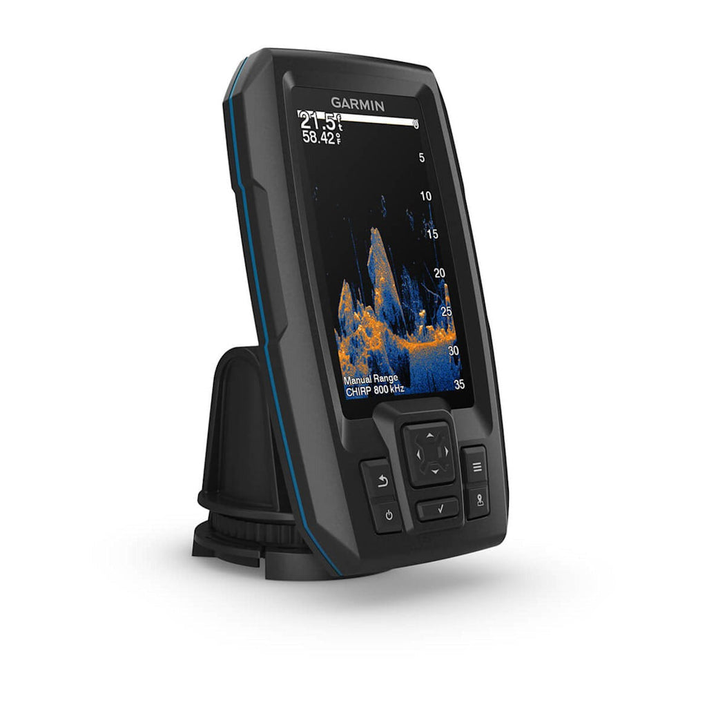 Garmin STRIKER Vivid 4cv GPS Fishfinder Bundle with GT20-TM Transducer and Protective Display Cover