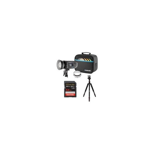 Westcott FJ400 II Touchscreen Strobe Bundle with Tripod and 64GB Card