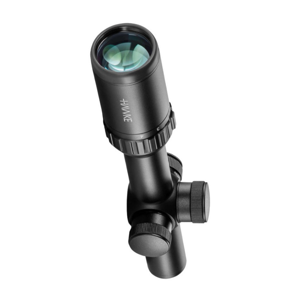 Hawke Vantage IR 1-4x20mm Turkey Dot IR Riflescope Bundle with Mount Rings (M)