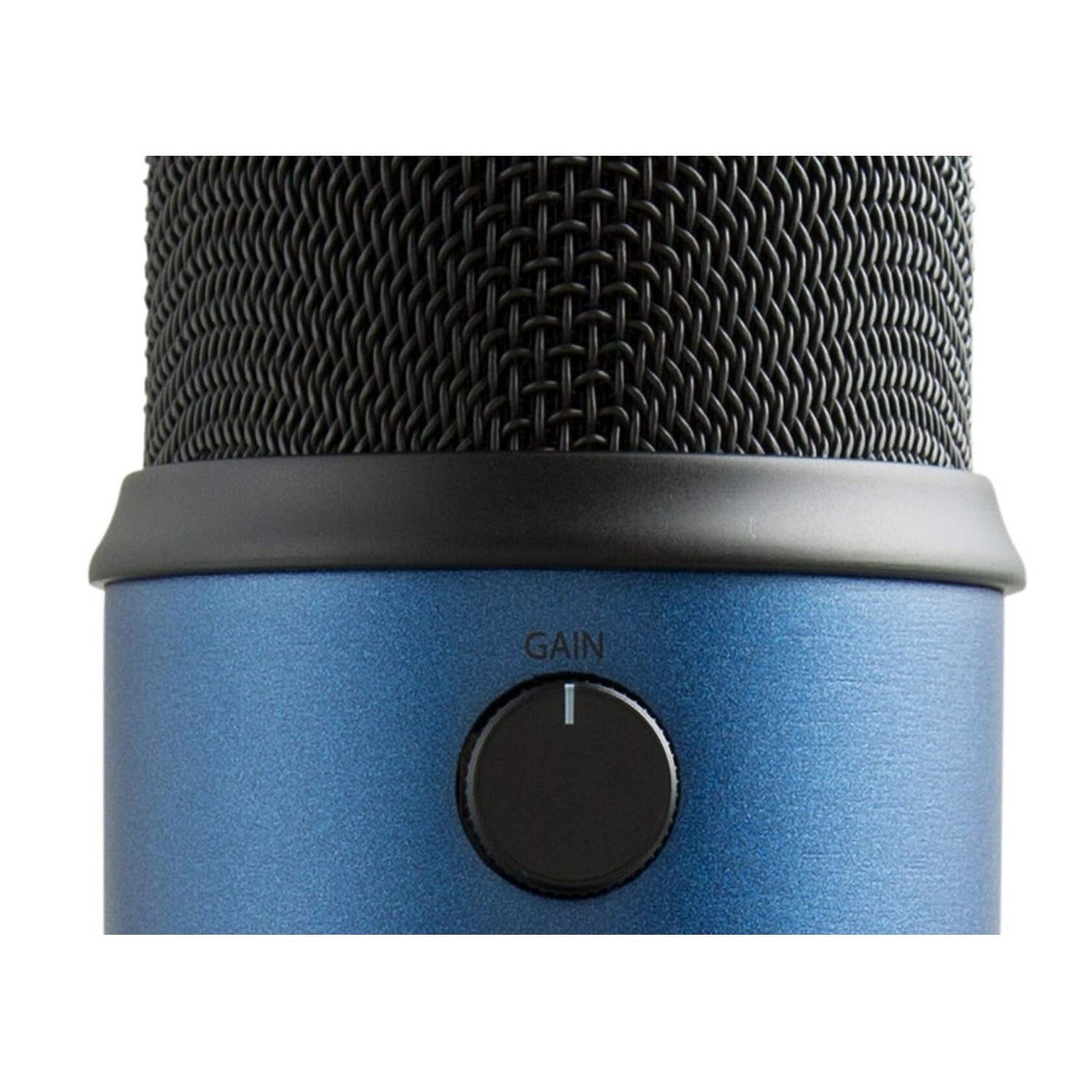 Blue Microphones Yeti USB Microphone (Midnight Blue) with Studio Stand Bundle