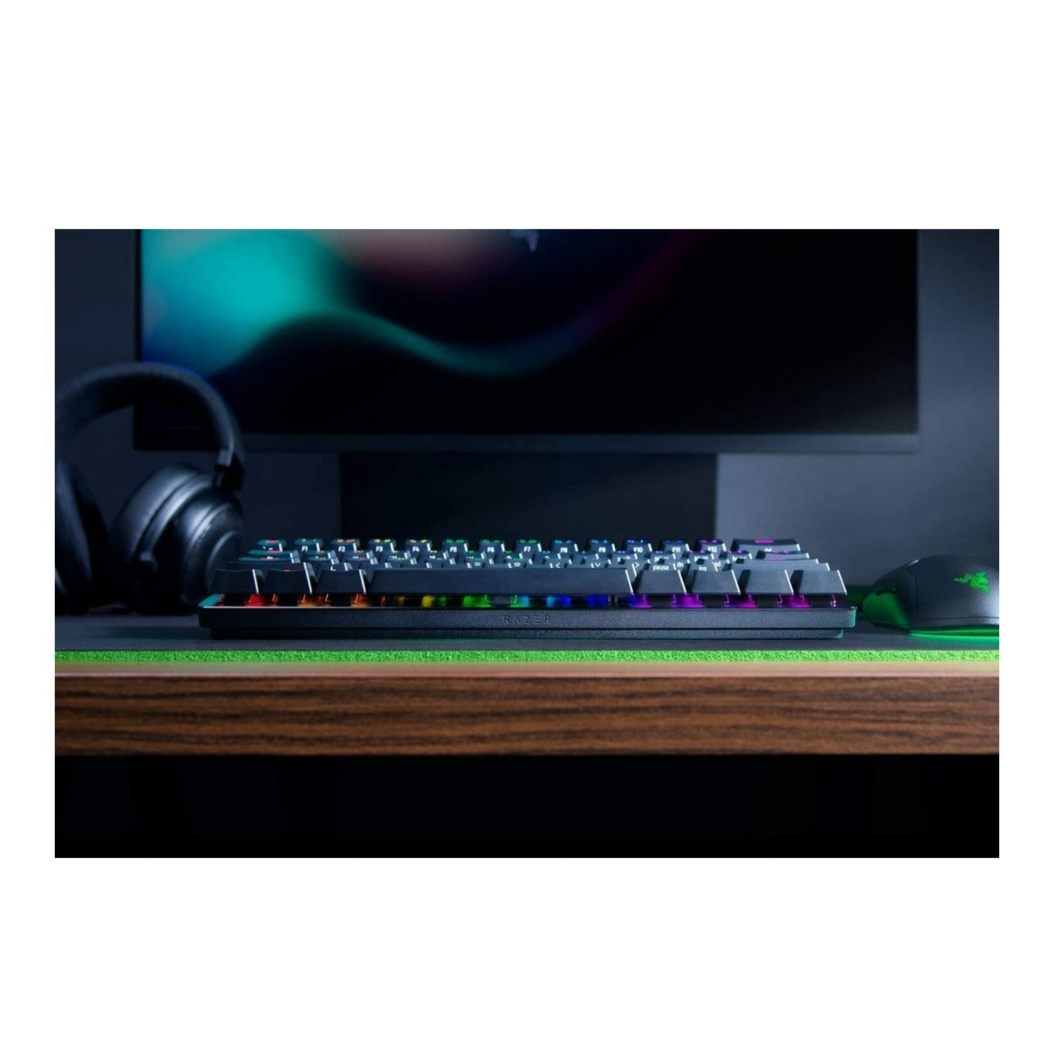 Razer Huntsman Mini Optical Gaming Keyboard, Clicky Switches, RGB (Certified Refurbished)