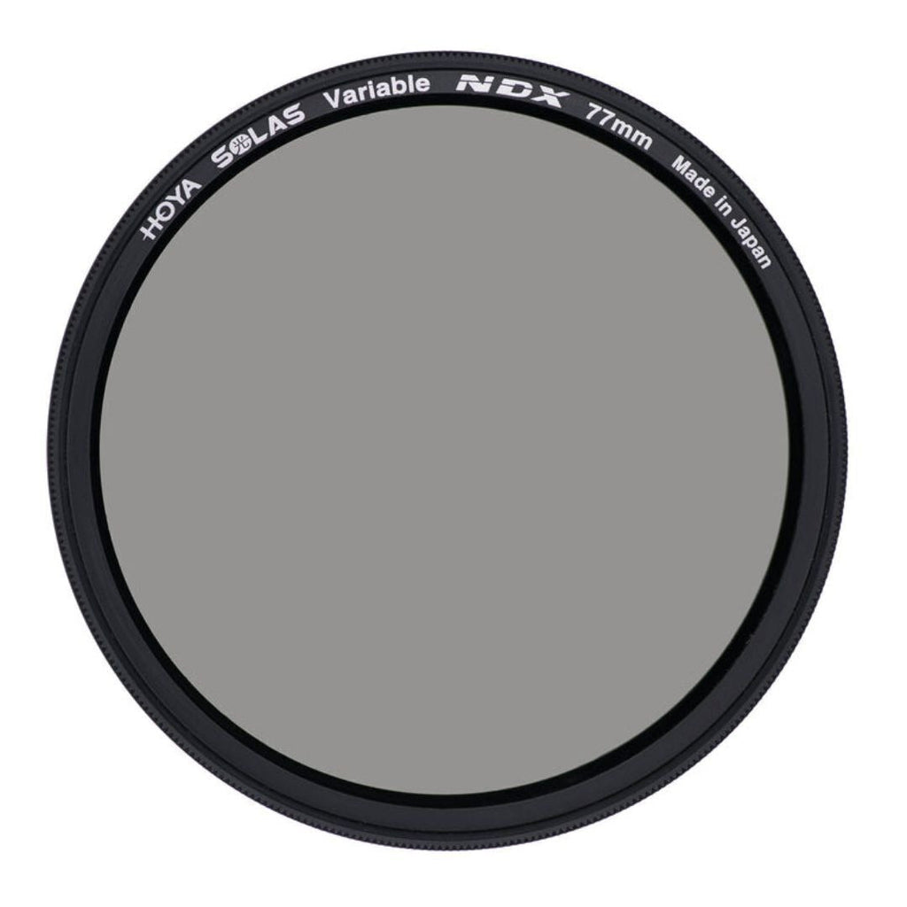 Hoya Solas Variable Neutral Density Filter with De-Polarization Layer and Aluminum Body (77mm)