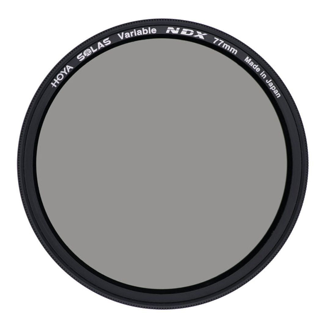 Hoya Solas Variable Neutral Density Filter with De-Polarization Layer and Aluminum Body (77mm)