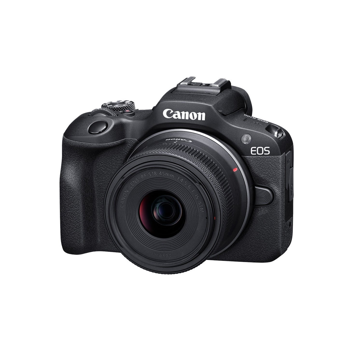Canon EOS R100 Mirrorless Camera with 18-45mm and 55-210mm Lenses Bundle