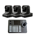 Atomos A-Eye 4K-20X UHD PTZ Cameras (3-Pack, Black) with PTZ Remote Control