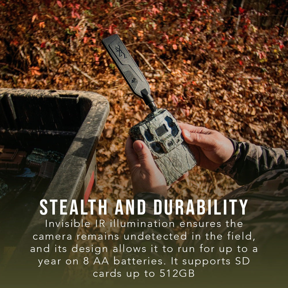 Browning Trail Camera Defender Pro Scout Max HD Cellular Trail Camera with IR Video (4-Pack) Bundle