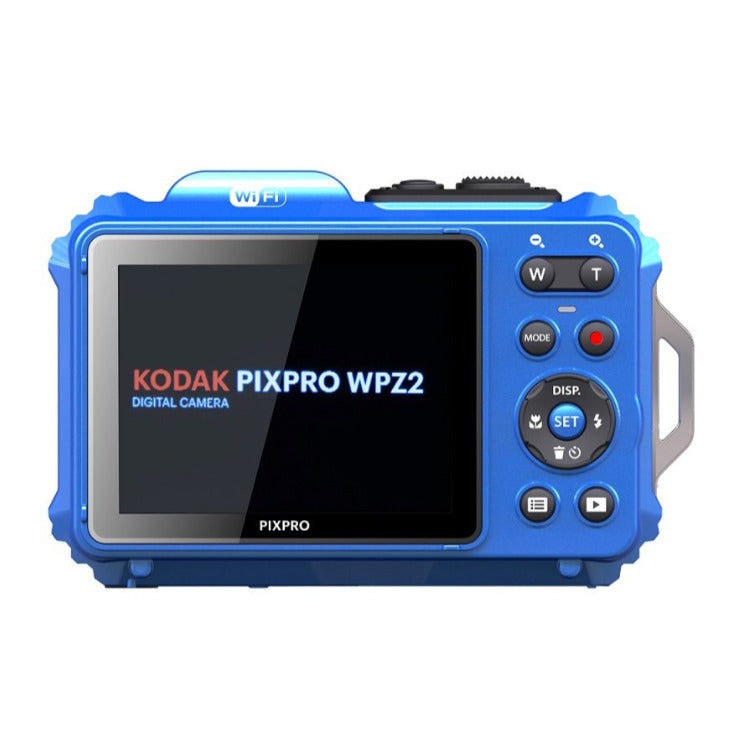 Kodak PIXPRO WPZ2 Rugged Waterproof 16MP Digital Camera with 4x Optical Zoom (Blue) Bundle