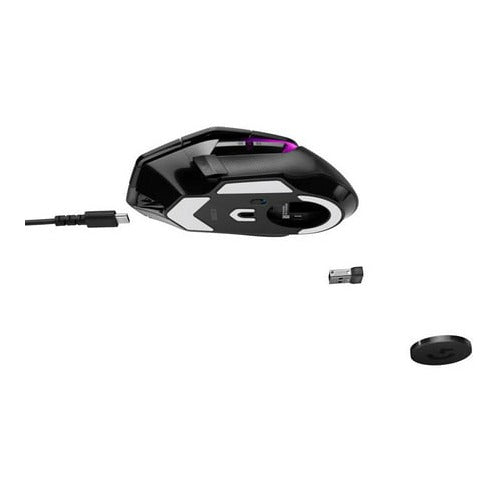 Logitech G502 X Plus Wireless Gaming Mouse (Black) with 4-Port USB 3.0 Hub