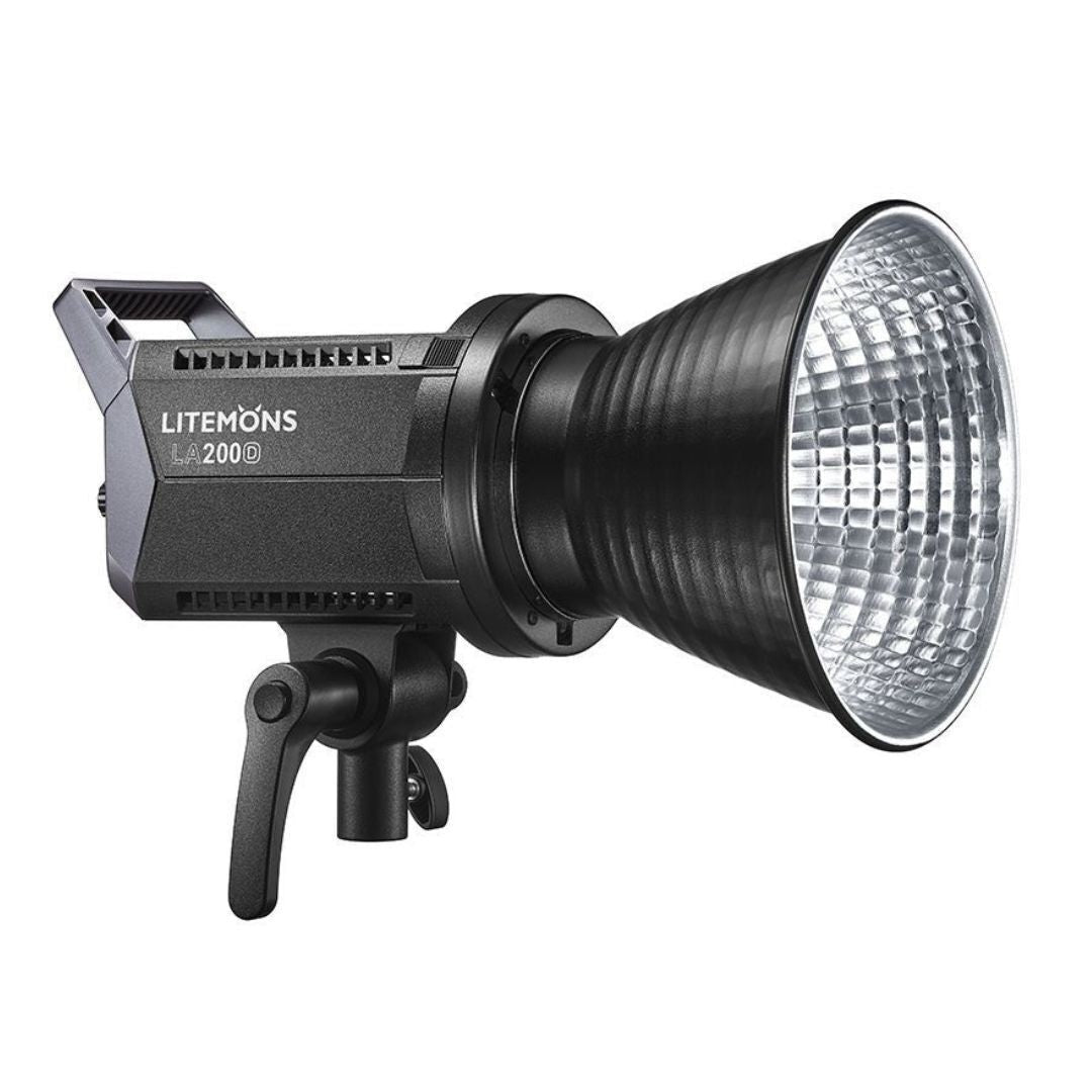 Godox Litemons LA200D 2-Light Kit with Step-Less Adjustment and Godox Light App Control (Black)