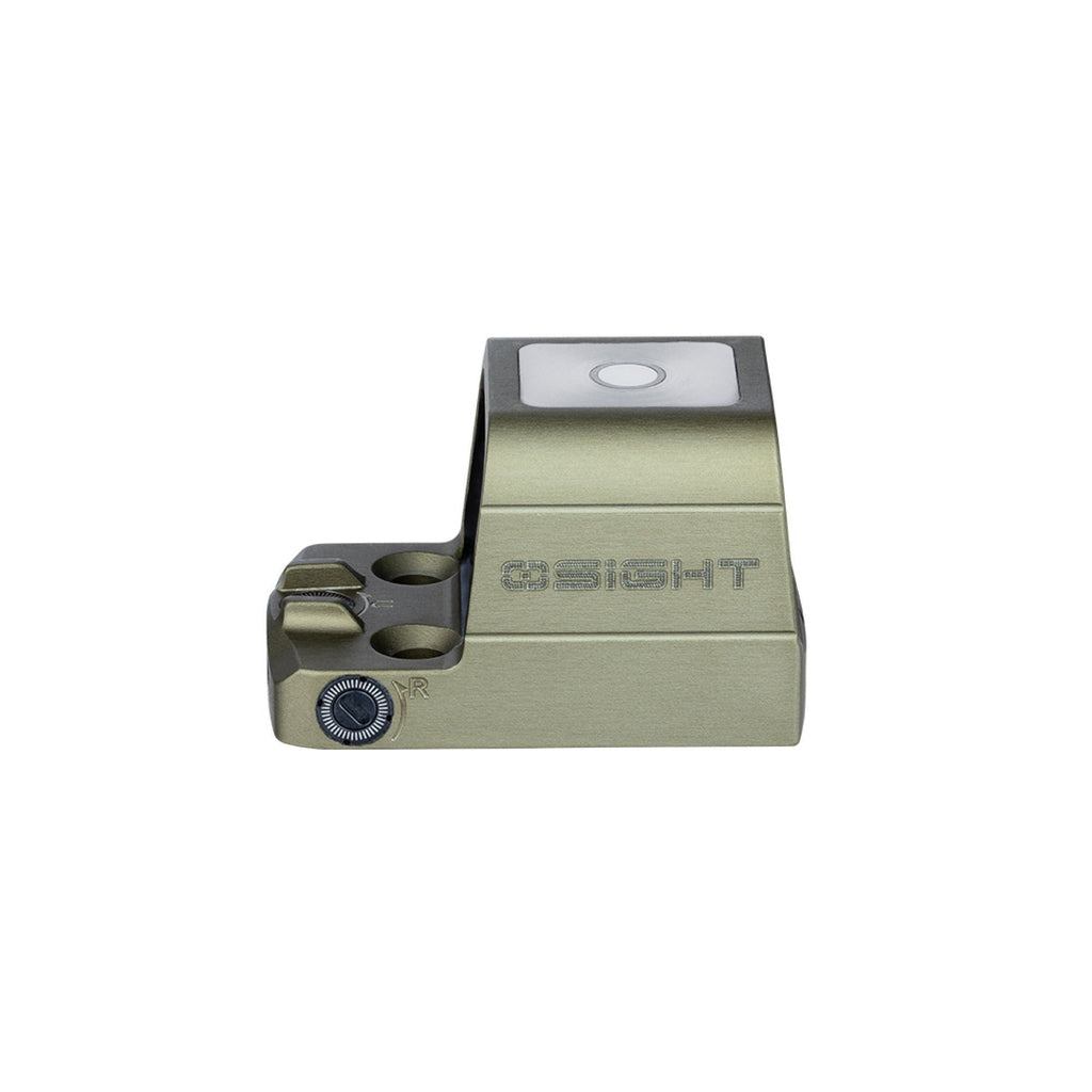 OSIGHT S Olive Green 2 MOA Red Dot and 32 MOA Circle Sight with Charging Cover
