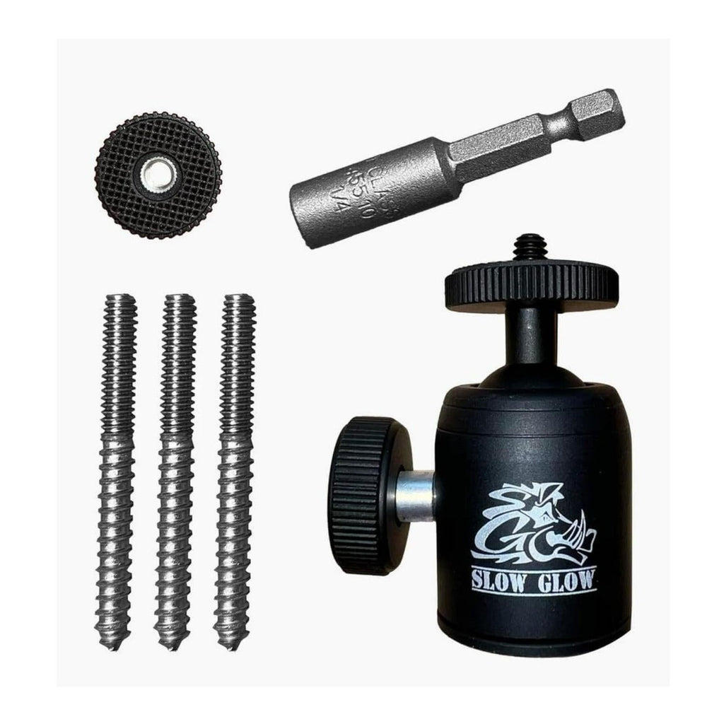 Slow Glow Maverick Infinity Camera Tree Mount with Adjustable Ball Head Bundle