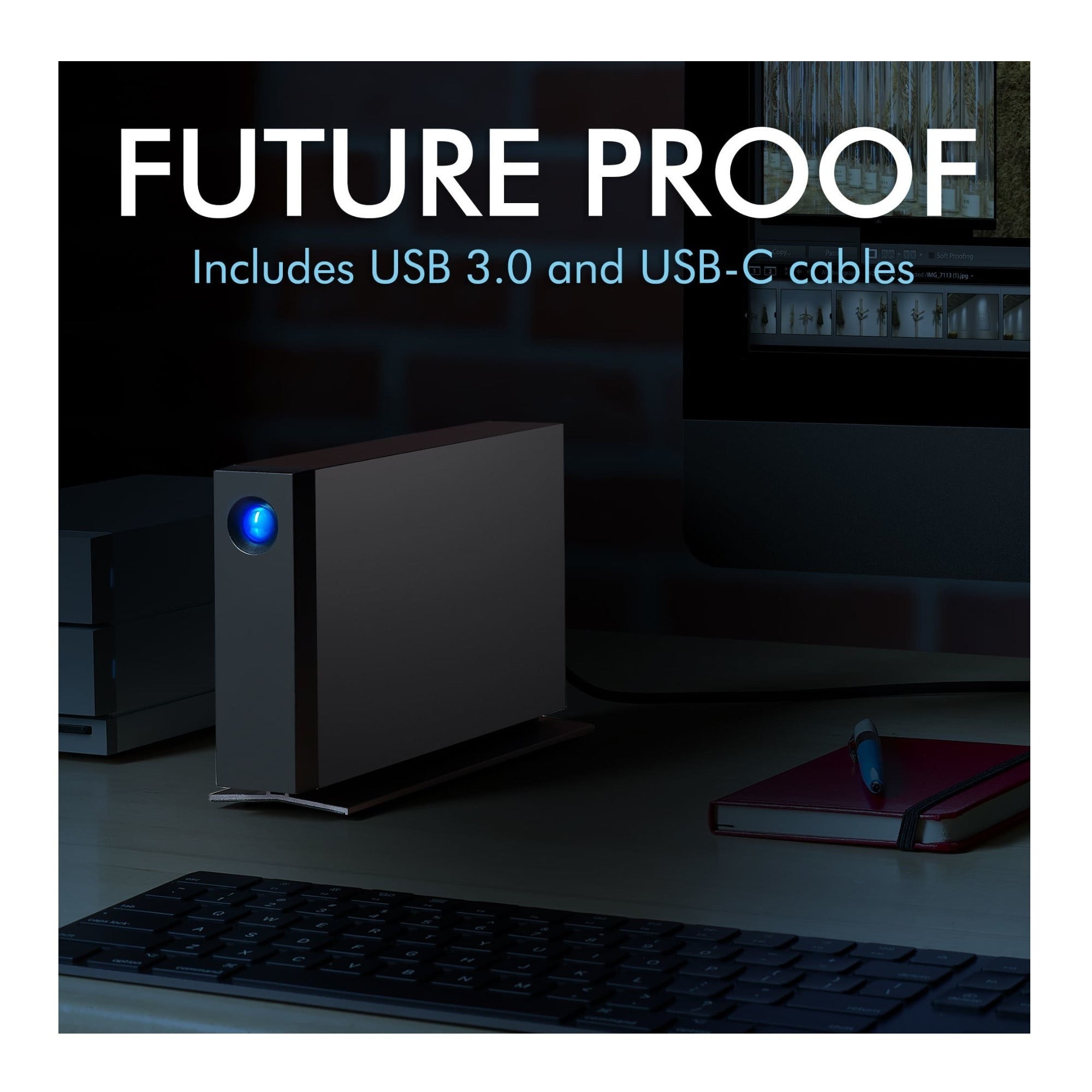 LaCie d2 Professional 14TB USB 3.1 Type-C External Desktop Hard Drive