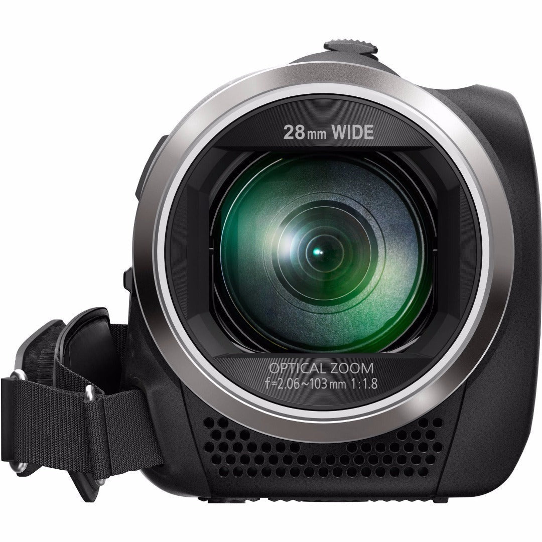 Panasonic V180 Full HD 1080p Camcorder with Panasonic Battery Charger Travel Pack for Camcorders