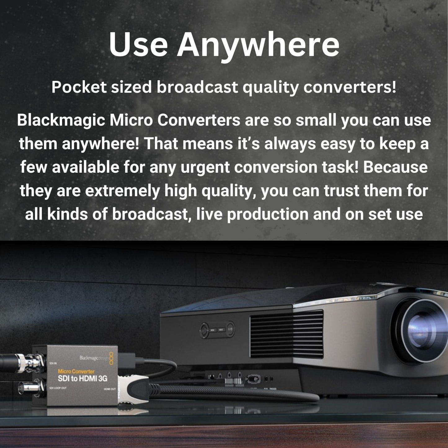 Blackmagic Design Micro Converter BiDirect SDI and HDMI 3G Micro Converter Bundle