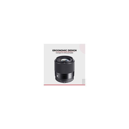 Sigma 30mm f/1.4 DC DN Contemporary Lens for Canon EF-M and 64GB SD Card Bundle