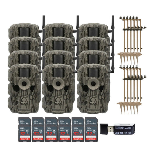 Stealth Cam 36MP Fusion Max Cellular Trail Camera with 80-Feet Detection Range (2-Pack) x 6 Bundle