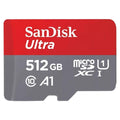 SanDisk Ultra MicroSDXC UHS-I A1 C10 U1 512GB Memory Card with SD Adapter and 150MBPS Transfer Speed