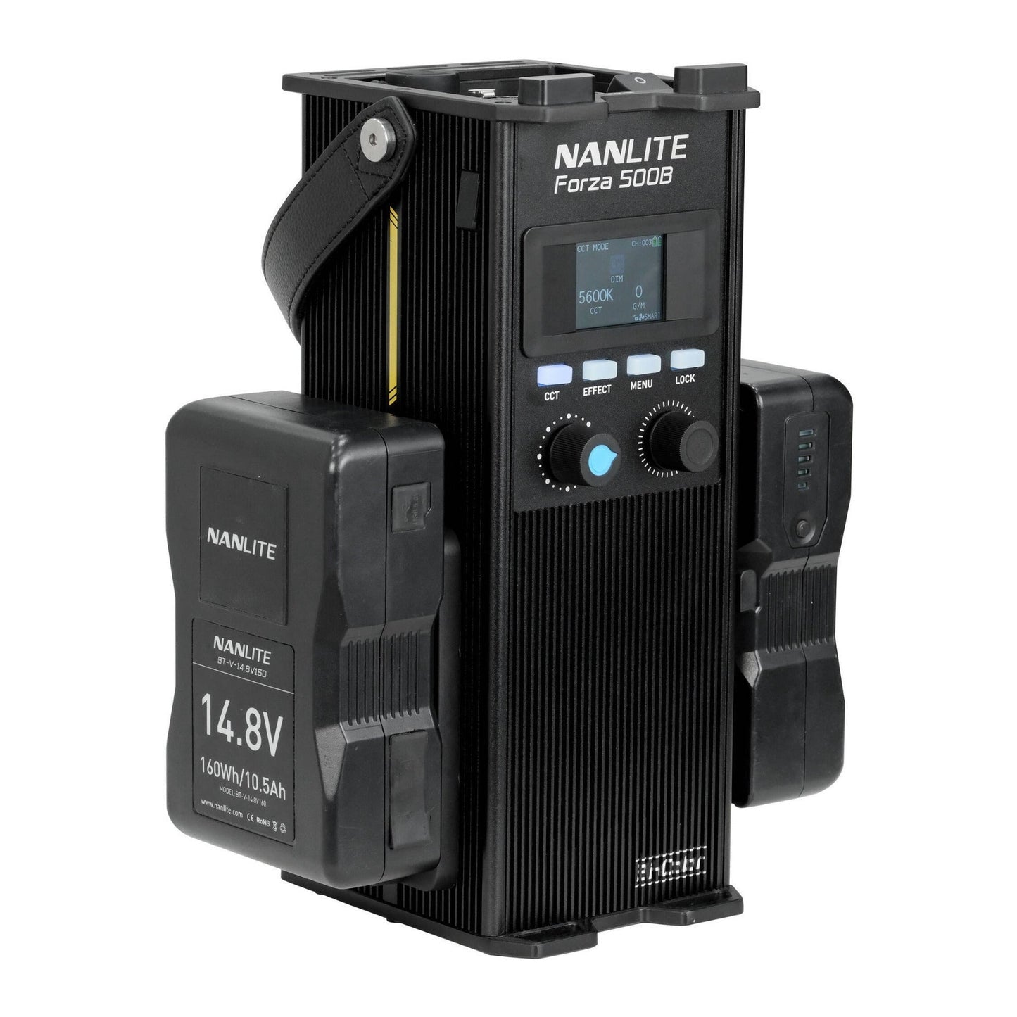 Nanlite Forza 500B II Bi-Color LED Monolight with 47-Inch Softbox Bundle