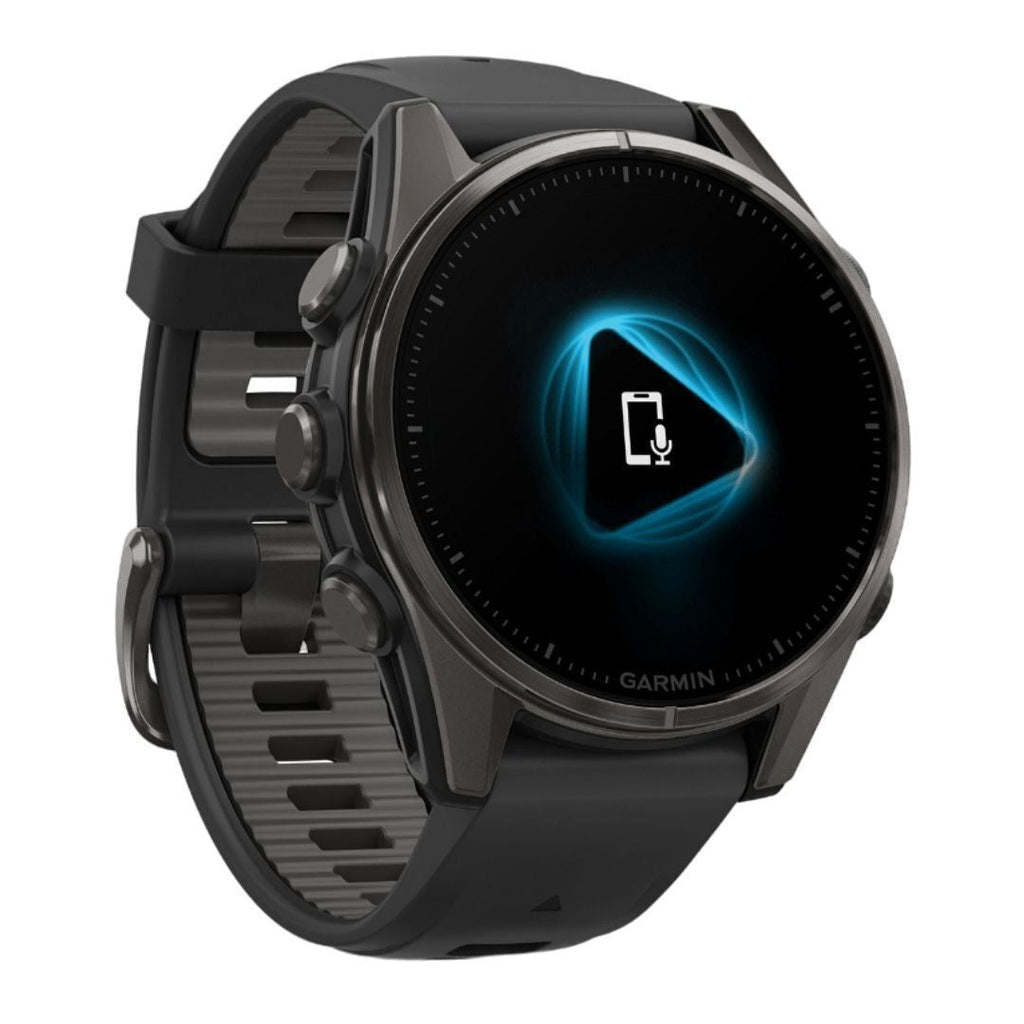 Garmin fēnix 8 AMOLED Sapphire GPS Smartwatch (43mm, Black/Pebble Gray) (Used)