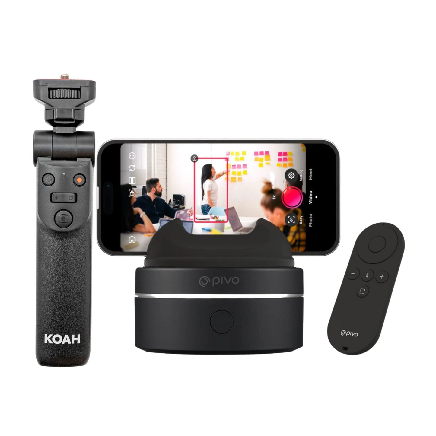 Pivo Max 360 Smart Video Tracker with Vlogging Camera Grip and Tripod