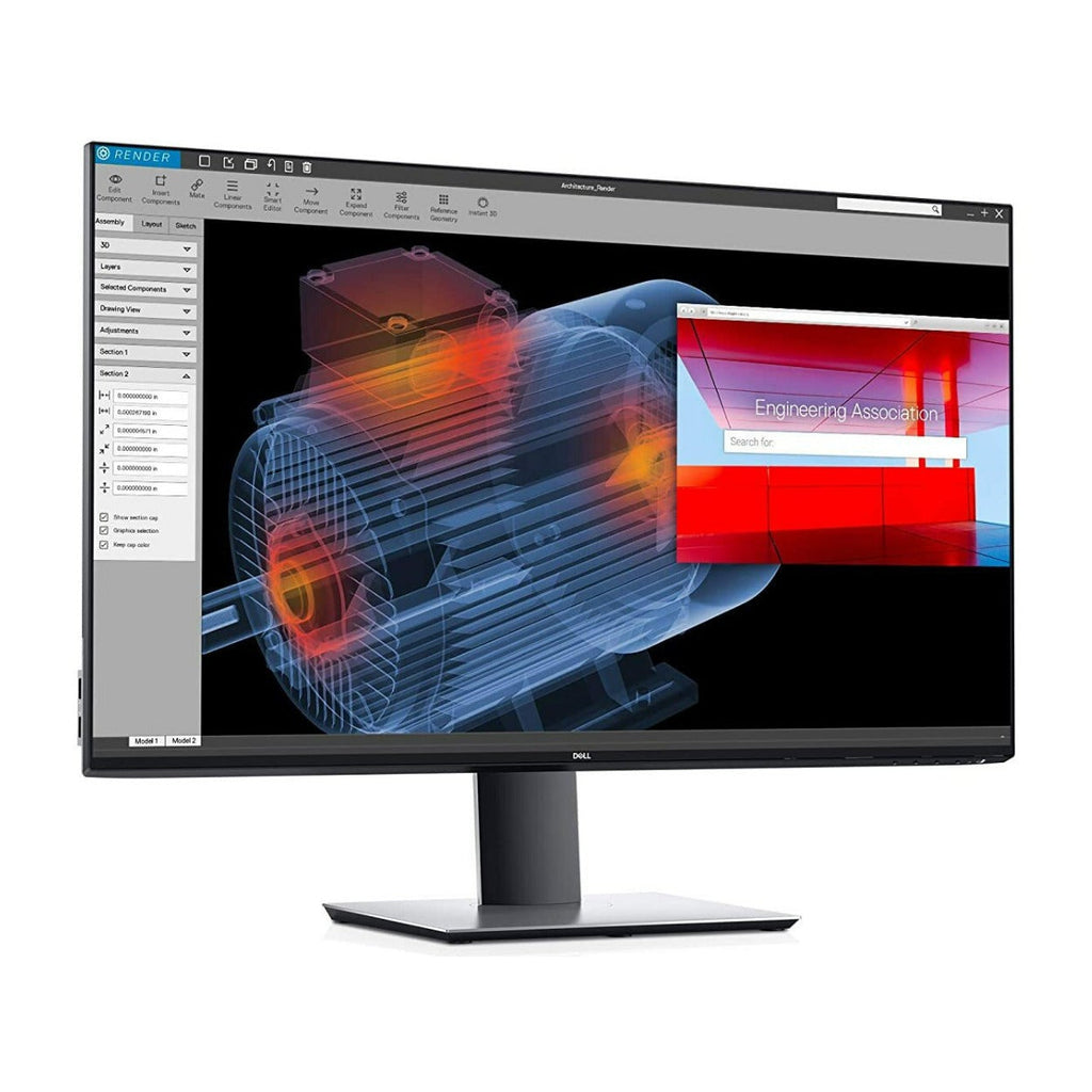 Dell UltraSharp U3219Q Monitor, 31.5" 4K, USB-C, HDMI, DisplayPort (Certified Refurbished)