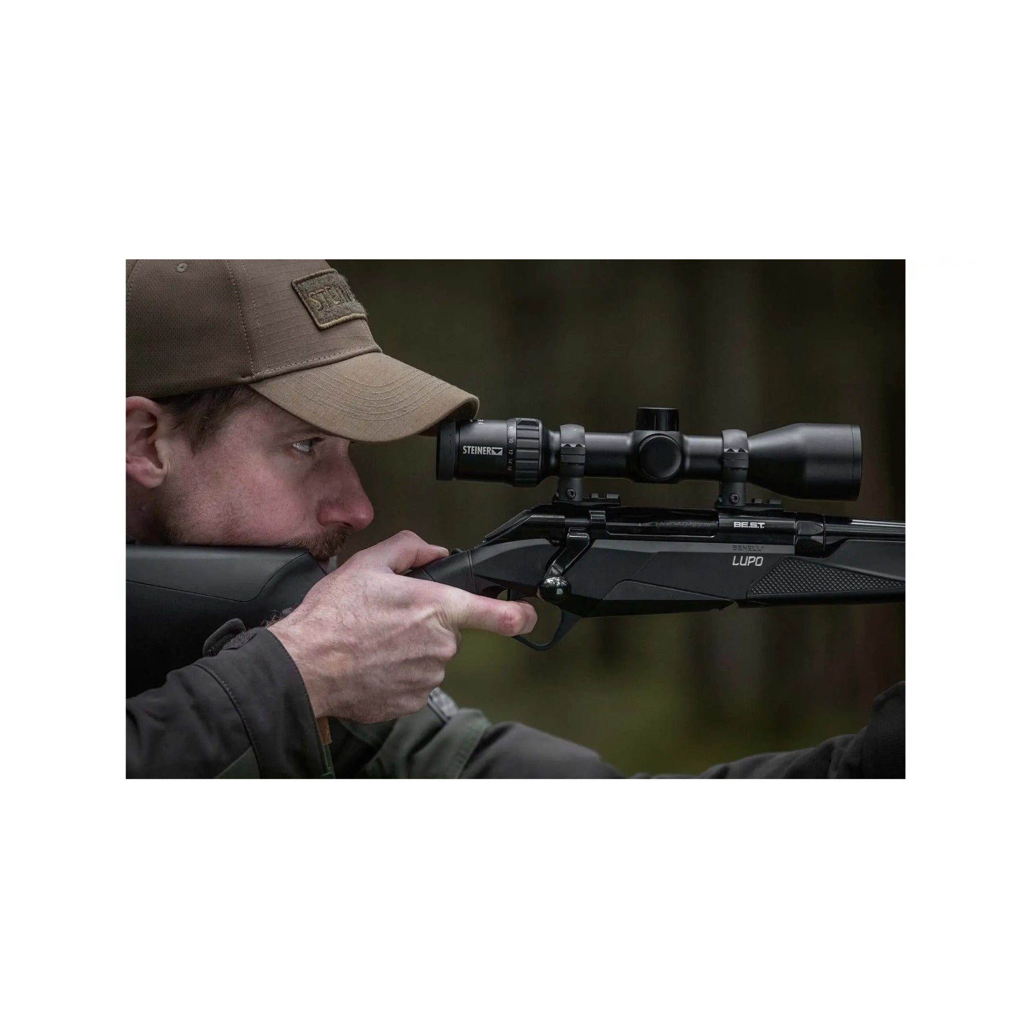 Steiner Predator 4s 4-16x44mm Hunting Riflescope with Illuminated E3 Reticle